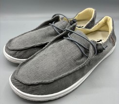 Corkys Kayak Shoes Womens Sz 10 Grey Corduroy Slip On Lightweight - $341.00 MXN