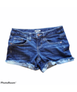 Mossimo Women&#39;s Booty Short Jean Frayed Denim Shorts Distressed Cutoff S... - $10.39