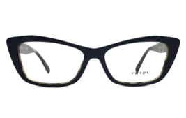 Prada Eyeglasses Frames VPR15X 05C-1O1 Blue Tortoise Cat Eye Full Rim 53... - $138.59