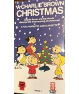 A Charlie Brown Christmas Vol. 2 VHS HiTops Video 1990 snoopy peanuts wo... - $7.80