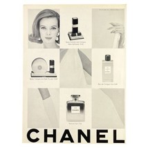 Chanel Print Ad 1963 8x11&quot; Perfume Parfum Number 5 Vintage 60s France Fragrance - £12.34 GBP