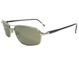 Serengeti Sunglasses 6792 Lucca Black Silver Rectangular Frames w Green ... - £73.78 GBP