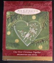 Collectible 2000 Hallmark Our First Christmas Together Ornament - New Old Stock - £9.02 GBP