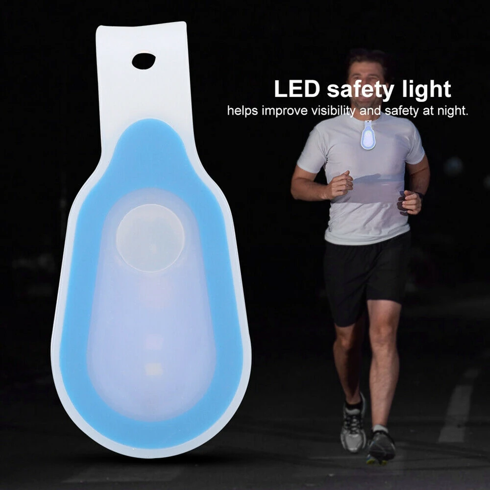 LED Safety Light Portable Waterproof Outdoor Magnetic Mini Running Button - £10.34 GBP