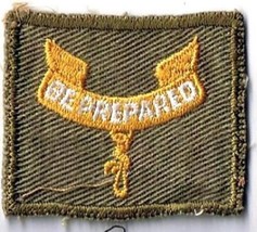 Boy Scouts Of America Patch Be Prepared 1960s - $5.06