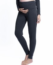 Blooming Women By Angel Womens High Waist Band Maternity Lounge Pant,Gray,XS - £33.55 GBP