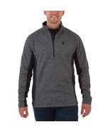 Spyder Outbound Heavyweight Long Slv 1/4 Zip Jacket Dark Gray Men&#39;s Sz S... - $609.27 MXN