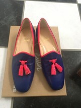 NIB 100% AUTH CHRISTIAN LOUBOUTIN Lady Moc Flat Loafer Shoes Sz 36 $845 - £387.68 GBP