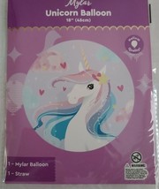1 Pcs 18&quot; Girl Horse Foil Balloon Unicorn Decoration Girl Happy Birthday... - £8.41 GBP