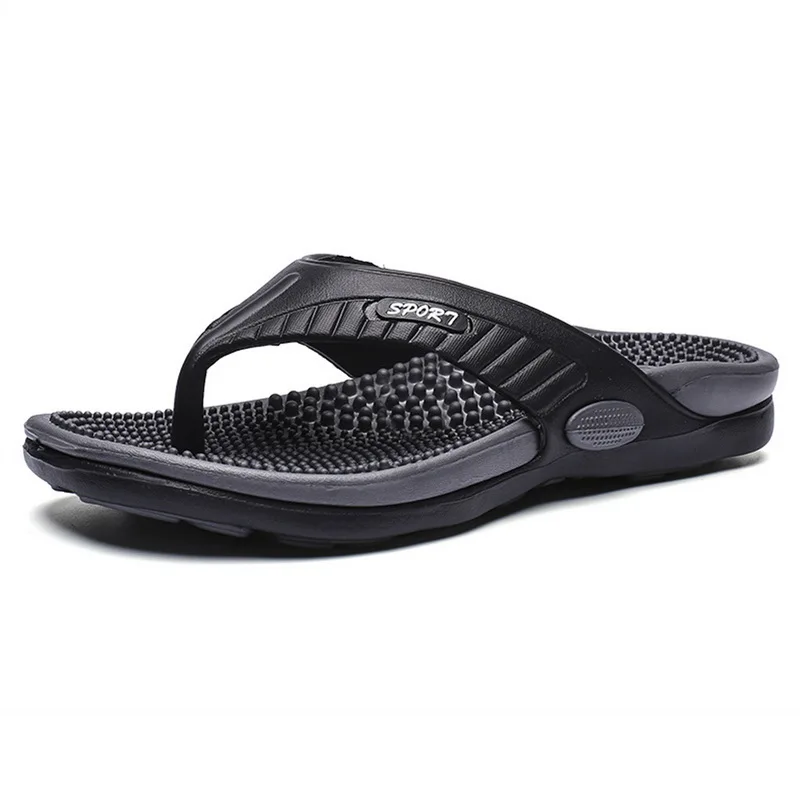 Hot Sell Summer Men Slippers Beach Flip-flops Mage Sandals Comfortable Male Casu - £30.34 GBP