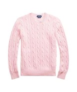 Polo Ralph Lauren Men&#39;s Cable-Knit Cashmere Sweater in Dusty Pink-Large - $5,428.63 MXN