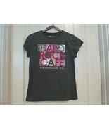 Hard Rock Cafe Washington DC T shirt Small Woman or Childs X large  Glit... - £14.08 GBP