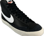 Nike Men&#39;s Blazer Mid 77 Vintage Black Sail Shoes BQ6806-002 - £58.96 GBP