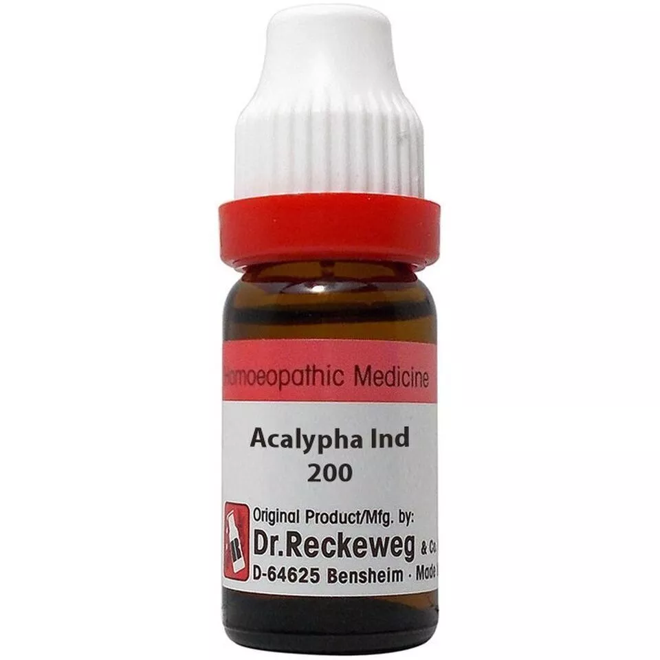 Dr. Reckeweg Acalypha Indica Dilutions 200CH pack of 5 - $42.99
