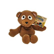 Vintage 1997 Sesame Street B EAN S Baby Bear Stuffed Animal Plush B EAN Bag Toy - £14.94 GBP