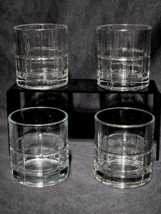Vintage TARTAN (Manchester) Old Fashioned Glass By ANCHOR HOCKING - Set ... - $31.05 CAD
