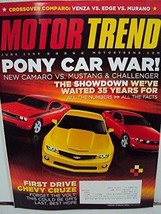 MOTOR TREND magazine June 2009 (Volume 61 No. 6, Pony Car War, Camaro vs. Musta - £3.64 GBP