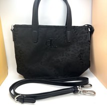 Calvin Klein Lina Animal Print Nylon Tote Women&#39;s Bag Handbag Purse - $23.36