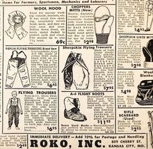 1947 Roko Military Outdoor Clothes Supply Advertisement Vintage Clothing... - €8,64 EUR