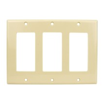 Decorative Triple Gang Wall Plate (Ivory) - £11.70 GBP