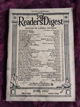 Readers Digest June 1932 Pearl S. Buck John T. Flynn Paul Gallico Bruce Barton - £8.39 GBP