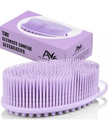 Avilana Silicone Body Scrubber Gentle Shower Brush Loofah Alternative Food  - $30.77