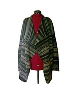 360 Sweater Cardigan Multicolor Women Wool Blend Open Front Size Large - £40.50 GBP