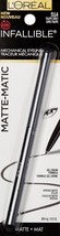 Loreal Infallible Matte-Matic Mechanical Eyeliner 0.01 oz 514 Taupe Grey... - $4.99