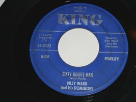 Billy Ward Dominoes Sixy Minute Man Have Mercy Baby 45 Rpm Record King Label - £19.97 GBP