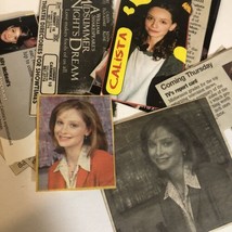 Calista Flockhart Vintage &amp; Modern Clippings Lot Of 20 Small Images And Ads - £3.94 GBP