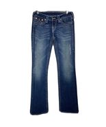 True Religion Blue Denim Boot Cut Jeans Pants Size Tag Missing Waist 28&quot; - €17,18 EUR