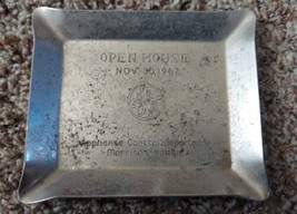  Metal GE General Electric ashtray Morrison Illinois Nov 30th 1967 open house - £18.64 GBP