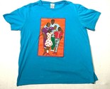 Vintage 1996 Kwbl los Ángeles Camiseta Hombre M Azul Cuello Redondo Negr... - $18.49
