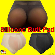 #1 Silicone Butt Pads buttock Enhancer body Shaper Brief  Panty Tummy Co... - £22.03 GBP