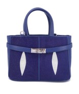 Genuine Stingray Skin Handbag / Shoulder Bag Long Adjusted Strap Women N... - £202.15 GBP