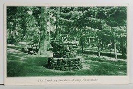 PA Spruce Creek, Drinking Fountain Camp Kanesatake 1960 Belleville Postcard Q18 - £10.35 GBP