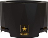 Black Us Army 24&quot; Steel Smokeless Peak Patio Fire Pit By Blue Sky Outdoor - $324.96