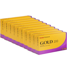 10x Kodak Professional Gold 200 Color Negative Film - 120 Roll Film, 5-Pack - £546.13 GBP