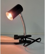 PV) Vintage Fostoria Flexible Neck Machinist Workbench Clip Light - £39.68 GBP