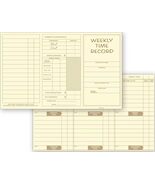 Weekly Time Record, 250 Time Cards - $49.49