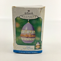 Hallmark Keepsake Ornament Easter Egg Surprise Chick Fine Porcelain Vintage 2001 - £15.75 GBP