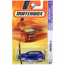 Matchbox Blue Mazda 2 2008 MBX Metro Rides 1:64 Scale Collectible Die Cast Metal - £34.26 GBP