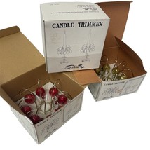 Silvestri Candlestick Trimmer Vintage Christmas Decor Red Only In Original Box - £11.13 GBP