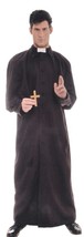 Underwraps Men&#39;s Deluxe Priest, Black/White, One Size - £71.83 GBP