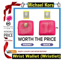 ✅ MICHAEL KORS ➕? WRIST WALLET Signature Logo Wristlet CARD CASE ?BUY NO... - $1,095.28 MXN