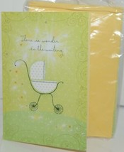 Hallmark G 214 4 Wonder in the Waiting Baby Shower Greeting Card Package 4 image 1