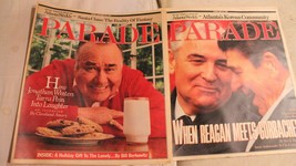Vintage Parade Newspaper Magazine Lot of 2 Dec 20 1987 May 22 1988 Reagan - £7.90 GBP