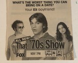 That 70’s Show Tv Guide Print Ad Ashton Kutcher Danny Masterson TPA9 - $5.93