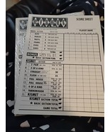  KISMET score Sheets 100 In Pack - £6.07 GBP