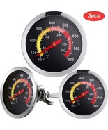 BBQ Temp Gauge Temperature Heat Display 3pcs Thermometer for Charcoal Ga... - $23.65